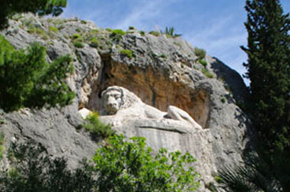 The sleeping Lion of the Bavarians